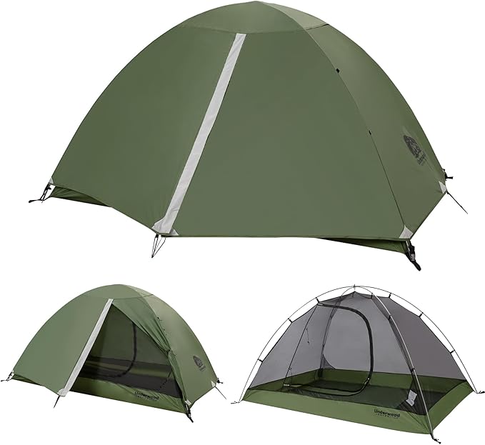 1/2 Person Backpacking Tent for Camping - Ultralight & Waterproof Outdoor Camping Tent, Easy Set Up Compact Tent for 3 Season, Lightweight Tents for Hiking by Underwood Aggregator