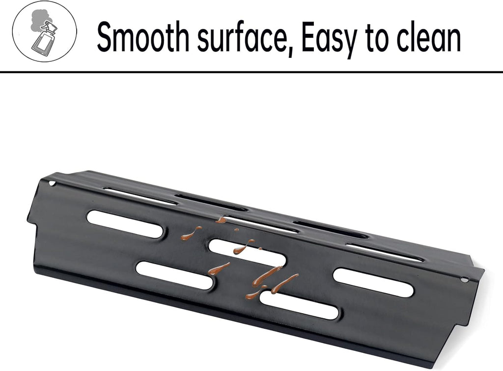 Kalomo Grill Grates Flavorizer Bars Parts for Weber Genesis II E-310, S-310, E-315, E-330, E-335, S-335, LX S-340, E-340, 66802, 66795 18”Porcelain Steel Grids BBQ Gas Grill Replacement Parts