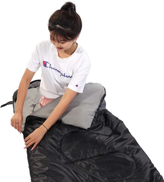 SWTMERRY Sleeping Bag 3 Seasons (Summer, Spring, Fall) Warm & Cool Weather - Lightweight,Waterproof Indoor & Outdoor Use for Kids, Teens & Adults for Hiking and Camping