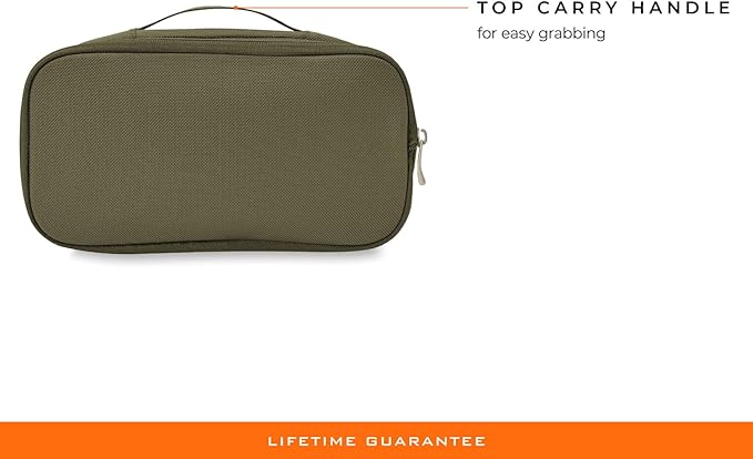 Briggs & Riley Toiletry Kit - Travel Bags for Women & Men, Organizer for Vacation, Dopp Kit for Bathroom Accessories, Makeup, & Skincare