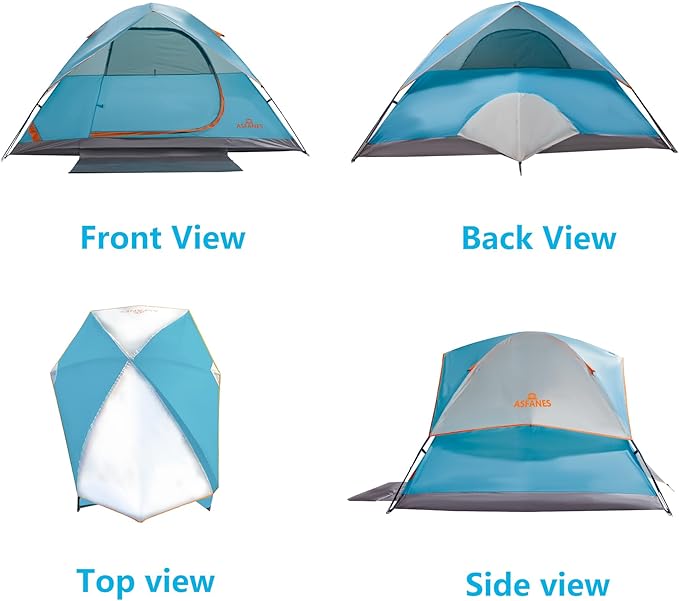 2-12 Person Tents for Camping Waterproof, Backpack Double Layer Tents, Perfect Picnics, Fishing and Backyard Camping