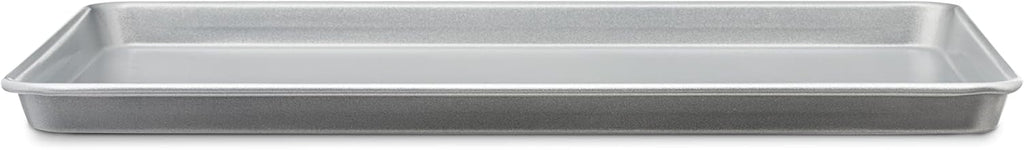 Amazon Basics Ceramic Nonstick Baking Sheet & Cooling Rack Set, Non-Toxic, Half Sheet Size - 1 Pack, Gray