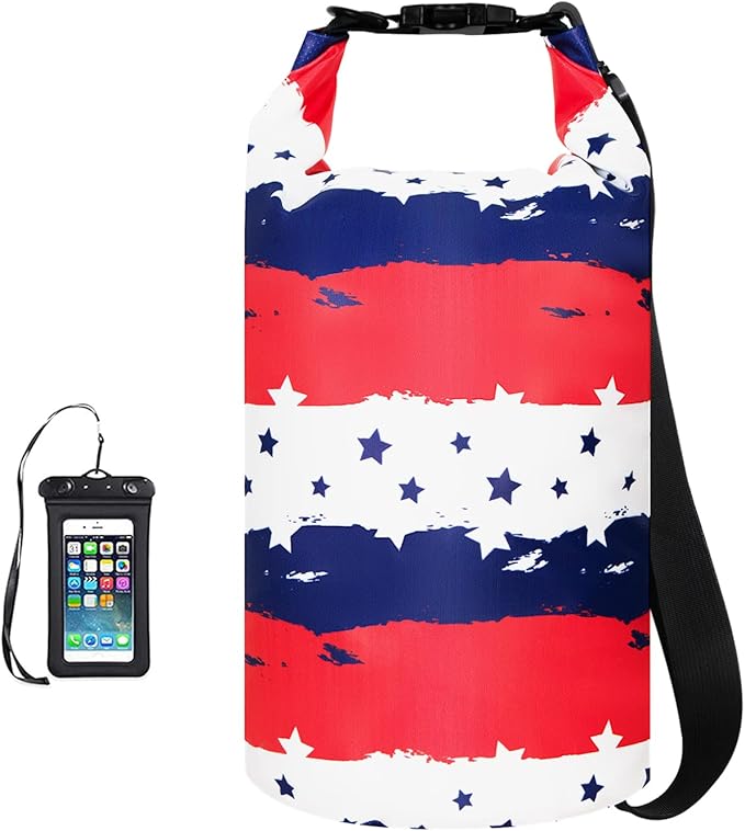 OMGear Waterproof Dry Bag Backpack Phone Pouch 40L/30L/20L/10L/5L Floating Dry Sack for Kayaking Boating Outdoors Activities