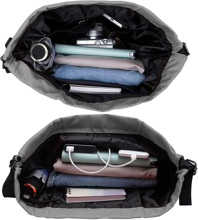 Peicees Waterproof Drawstring Sport Bag Lightweight Sackpack Backpack for Men and Women