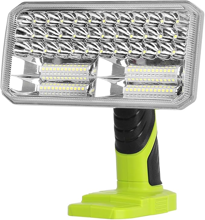 Flashlight for RYOBI 18V Lithium-ion Battery, 4200LM 40W Flashlight with 3 Modes, Aluminum Alloy Cordless LED Work Light for Camping, Emergency, Indoor, Outdoor (Batteries Not Included)