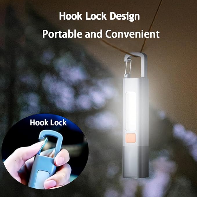 Rechargeable LED Flashlights High Lumens, 20,000 Lumens Super Bright Flashlight with USB Cable and Hook, 3 Modes, Waterproof Flash Light Handheld Powerful Flashlight for Home Camping Emergencies