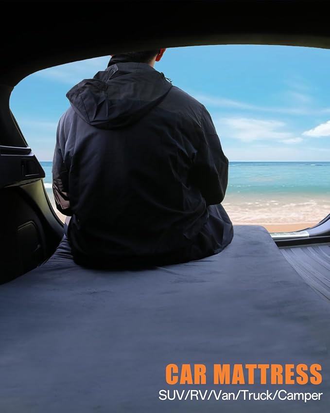 3 Inch Thick Memory Foam Sleeping Pad Camping Mattress,Portable Roll up Mattress-Car/Tent/Cot/Floor,Comfortable Sleeping Mats for Guests Kids Adult Sleepover