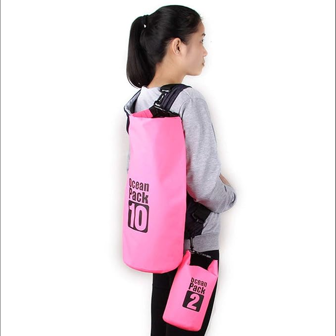 2L/3L/5L/10L/15L/20L/30L 500D Tarpaulin Heavey-Duty PVC Water Proof Dry Bag Sack for Kayaking/Boating/Canoeing/Fishing/Rafting/Swimming/Camping/Snowboarding