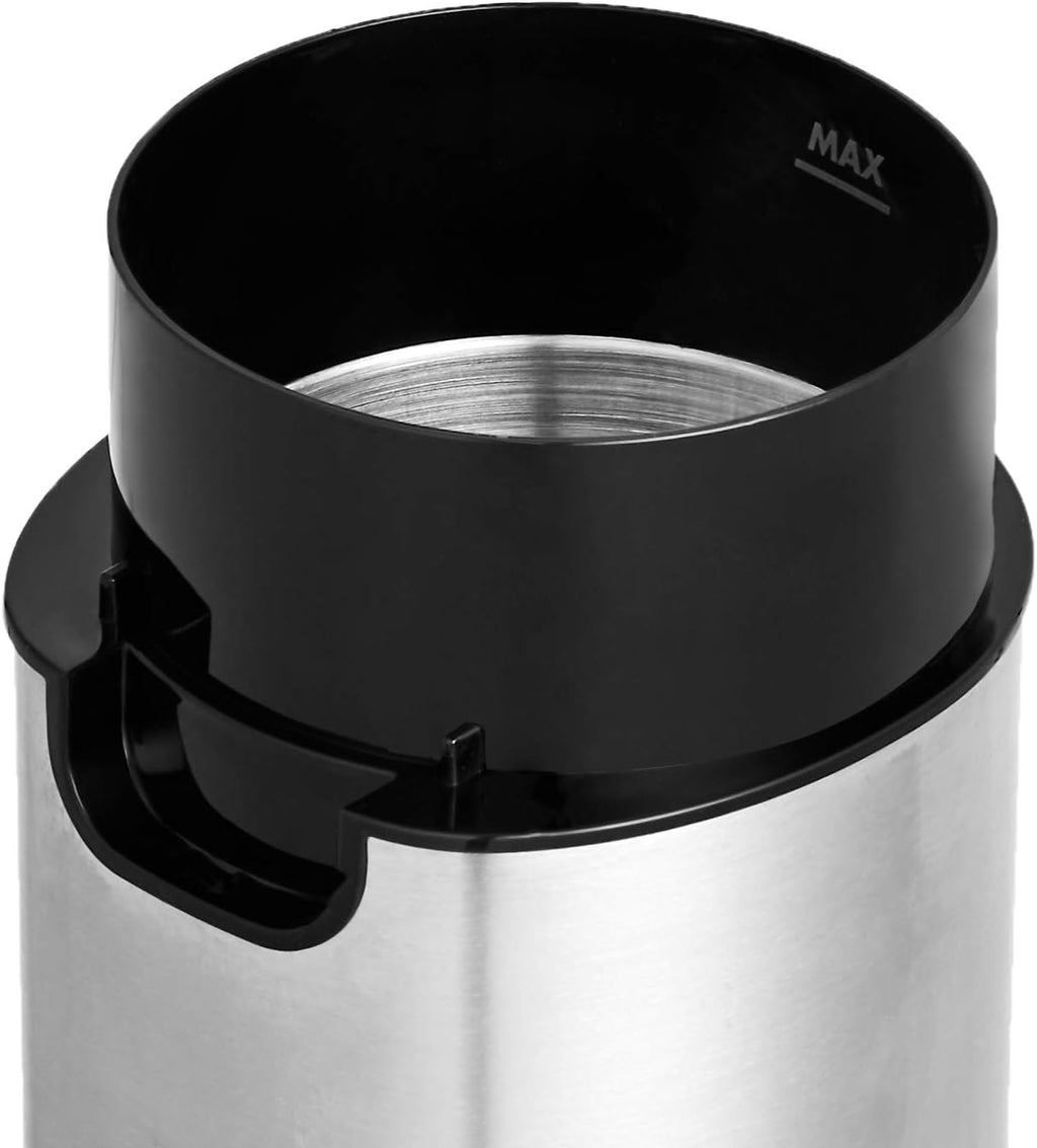 Amazon Basics Electric Coffee Grinder, Coffee Bean and Spice Grinder, With Heavy-Duty Stainless Steel Grind Blades