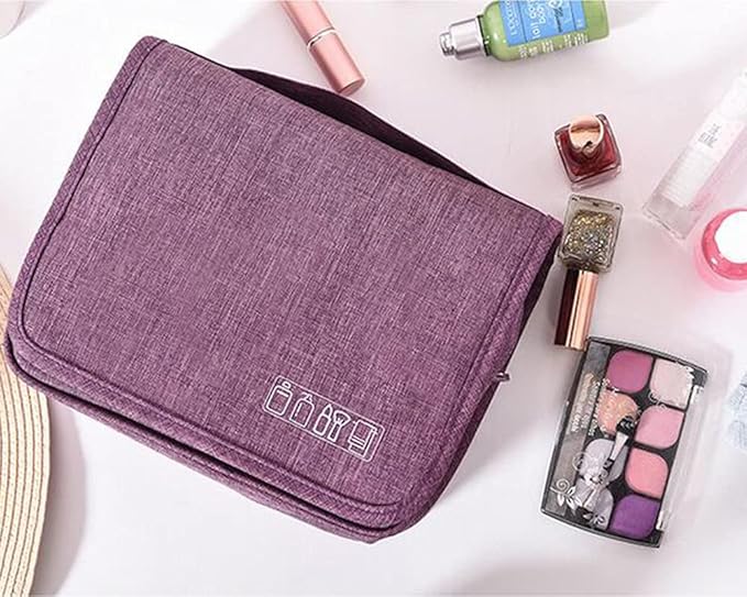 Premium Hanging Travel Toiletry Bag for Women and Men, Hygiene Bag, Travel Toiletry Bag Dopp Kit , Men Shaving Bag, Water-resistant Cosmetic Makeup Travel Organizer for Men & Women with Sturdy Hook