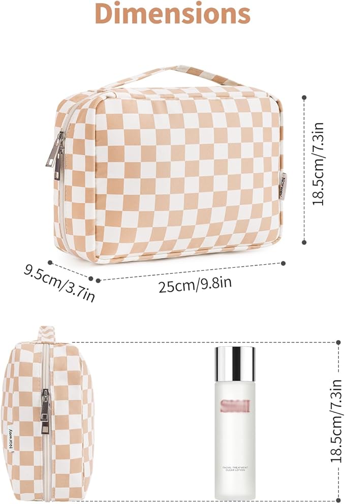 Narwey Hanging Travel Toiletry Bag Cosmetic Make up Organizer for Women and Girls Waterproof