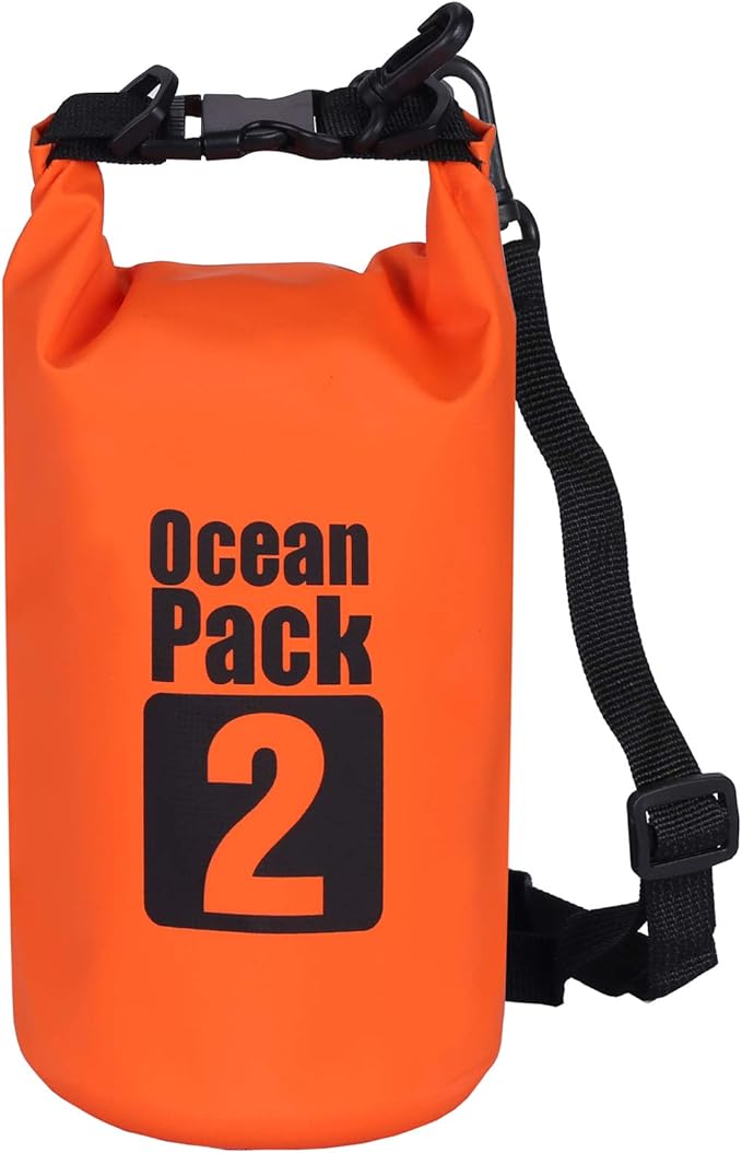 2L/3L/5L/10L/15L/20L/30L 500D Tarpaulin Heavey-Duty PVC Water Proof Dry Bag Sack for Kayaking/Boating/Canoeing/Fishing/Rafting/Swimming/Camping/Snowboarding