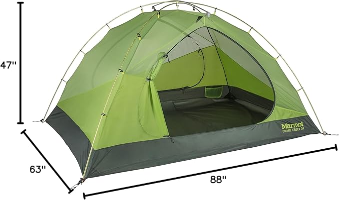 MARMOT Crane Creek 2P/3P Camping and Backpacking Tents & Footprints