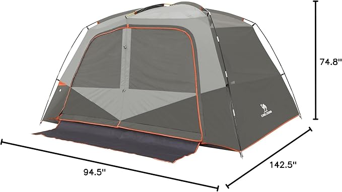 CAMEL CROWN Tents for Camping 4/6 Person Tent Waterproof Easy Setup Backpacking Tents