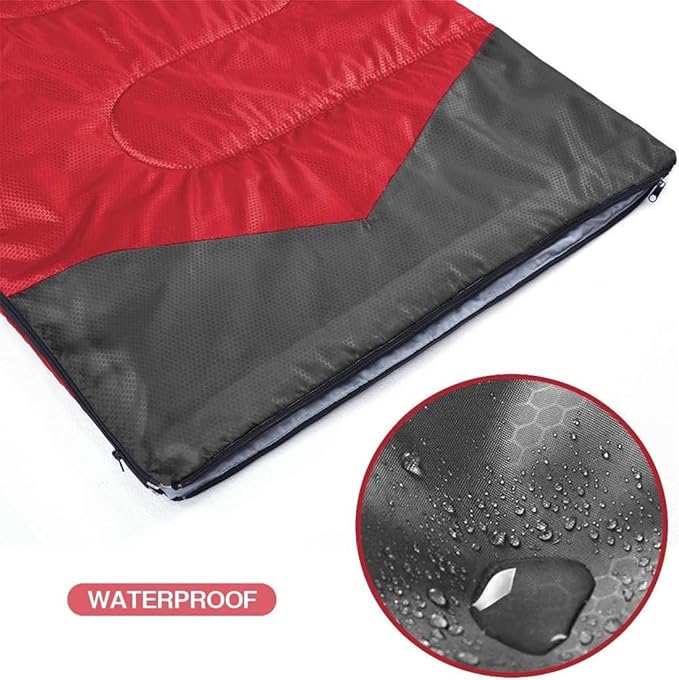 oaskys Camping Sleeping Bag - 3 Season Warm & Cool Weather - Summer Spring Fall Lightweight Waterproof for Adults Kids - Camping Gear Equipment, Traveling, and Outdoors