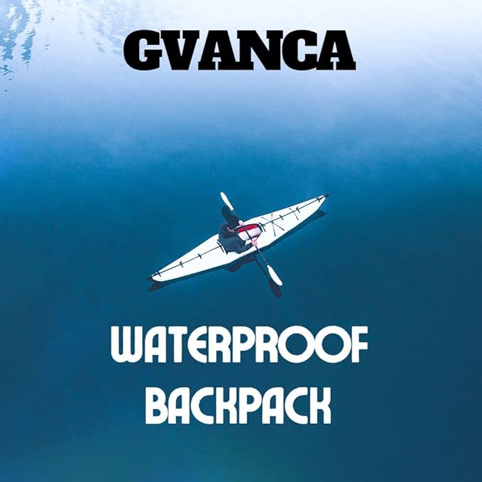 Waterproof Roll Top Kayak Dry Backpack, Floating Outdoor Dry Sack Boating Sailing Canoeing Rafting Fishing Camping 55L Grey