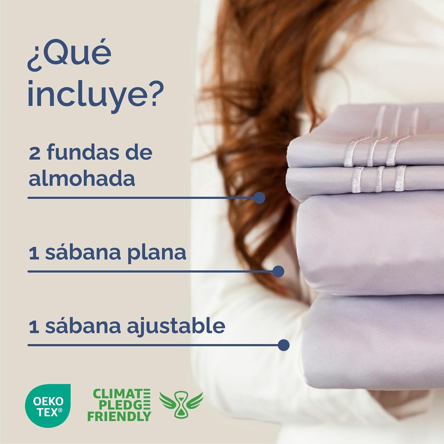 Cal King Size 4 Piece Sheet Set - Comfy Breathable & Cooling Bed Sheets Set - Hotel Luxury Bedding for Women, Men, Kids, Teens, Boys & Girls - Deep Pockets & Wrinkle Free - Oeko-Tex - Light Lavender