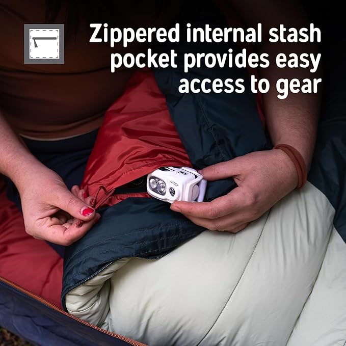 Kelty Cosmic Synthetic Fill 40 Degree Backpacking Sleeping Bag with Compression Straps, Compact and Lightweight, 2022