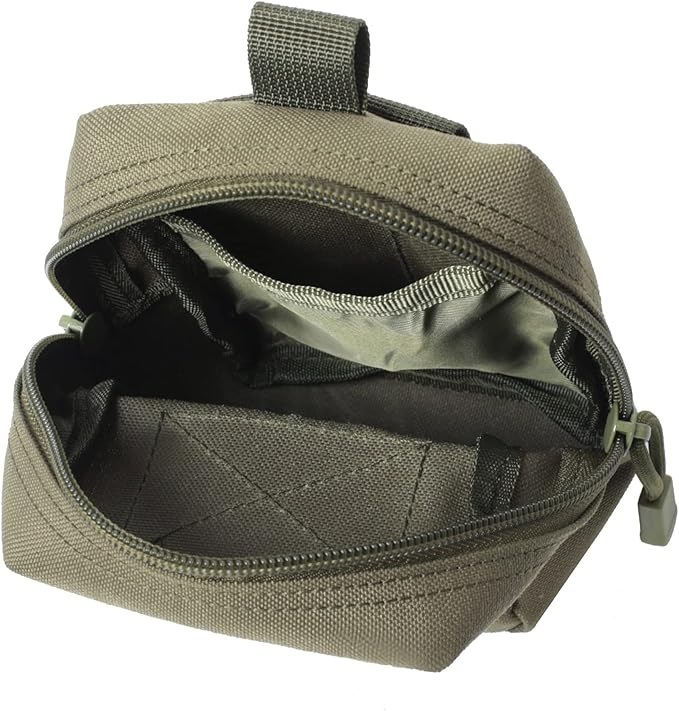 2 Pack Molle Pouches - Tactical Compact Water-Resistant EDC Pouch