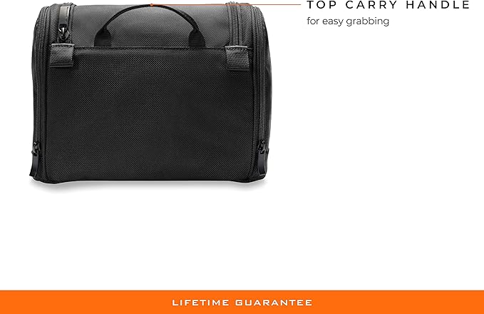 Briggs & Riley Toiletry Kit - Travel Bags for Women & Men, Organizer for Vacation, Dopp Kit for Bathroom Accessories, Makeup, & Skincare