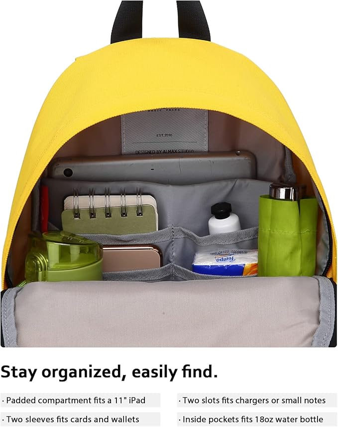 HotStyle SIMPLAY+ Mini Backpack, Multiple Colors and Patterns, 8 Litres