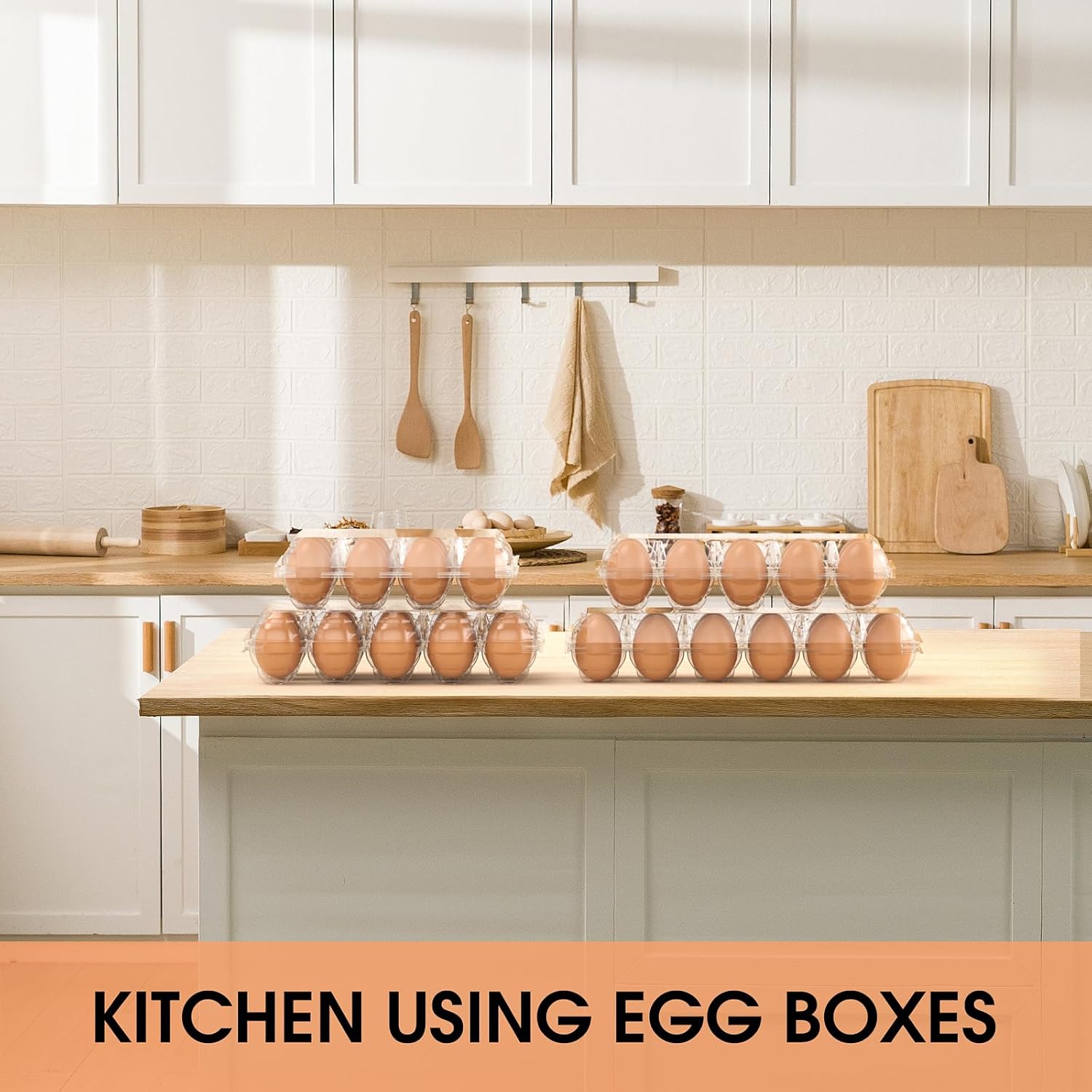 180 Pack Egg Cartons Cheap Bulk 12 Count Clear Plastic Egg Containers for Chicken Eggs, Reusable Egg Holder for Home Ranch Farm Commercial Market Display, Plastic Egg Packaging for Craft Projects