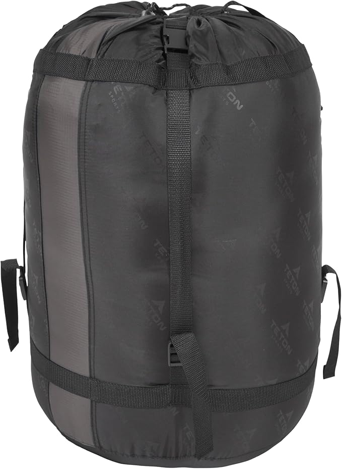 Teton Celsius Regular, -25F, 20F, 0F Degree Sleeping Bags, All Weather Bag for Adults and Kids, Camping Made Easy and Warm, Travel Sack Included