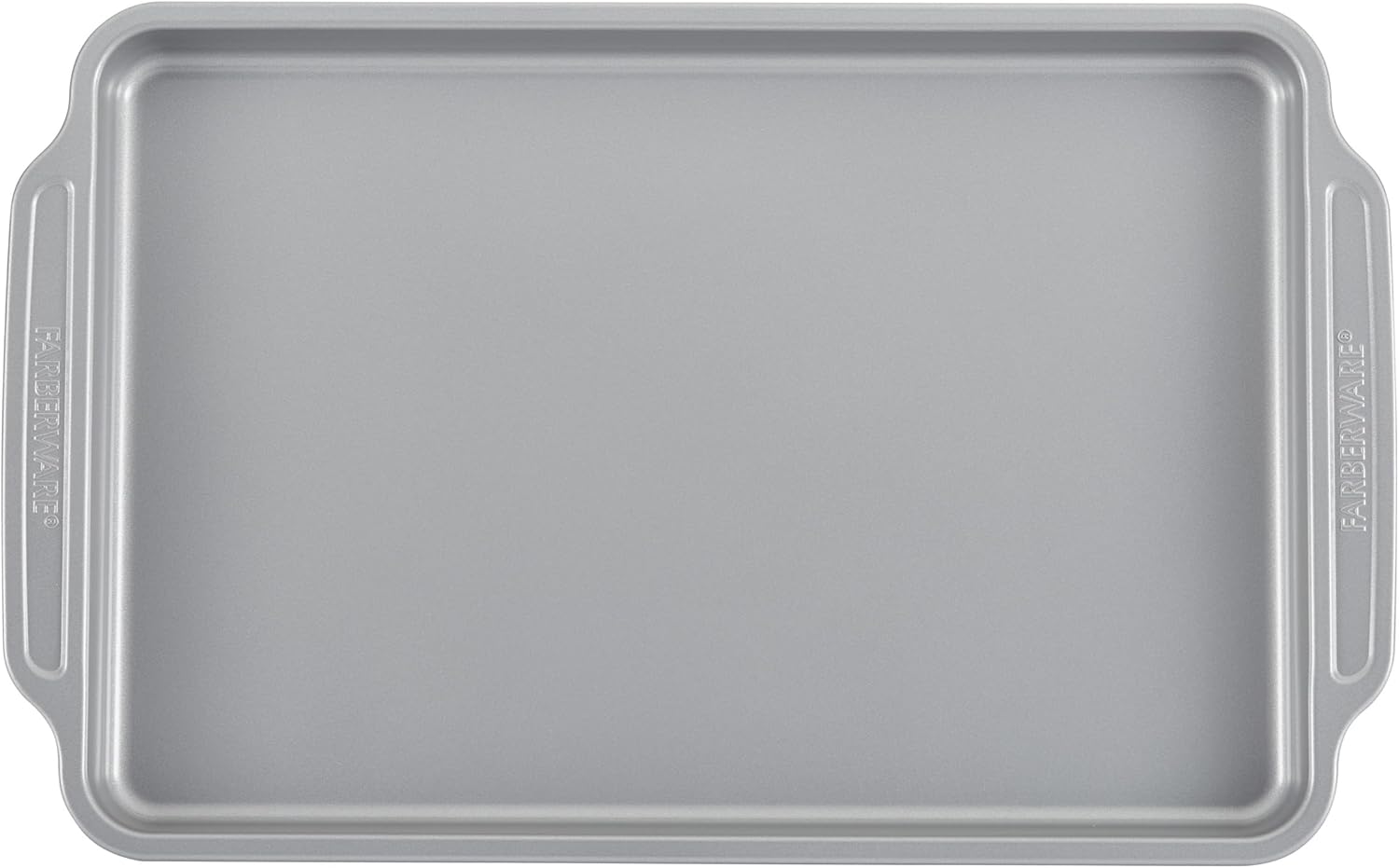 Farberware Nonstick Steel Bakeware Set with Cooling Rack, Baking Pan and Cookie Sheet Set with Nonstick Bread Pan and Cooling Grid, 10-Piece Set, Gray