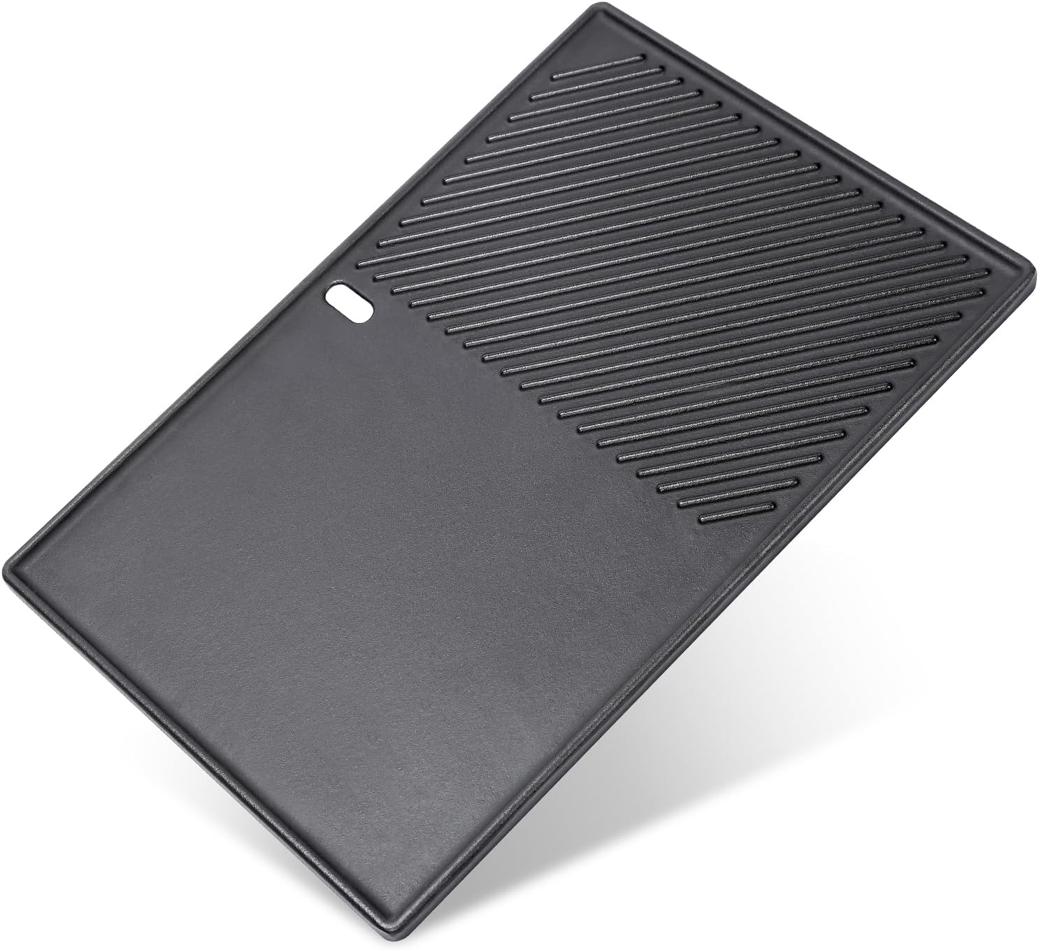 QuliMetal Reversible 7598 Griddle Replacement Parts for Weber Spirit 300 & GS4 Spirit II 300 Series Grills, Spirit E310, Genesis Silver Gold B C, Genesis 1000-5000 Cast Iron Griddle Plate 7658, 1 Pack