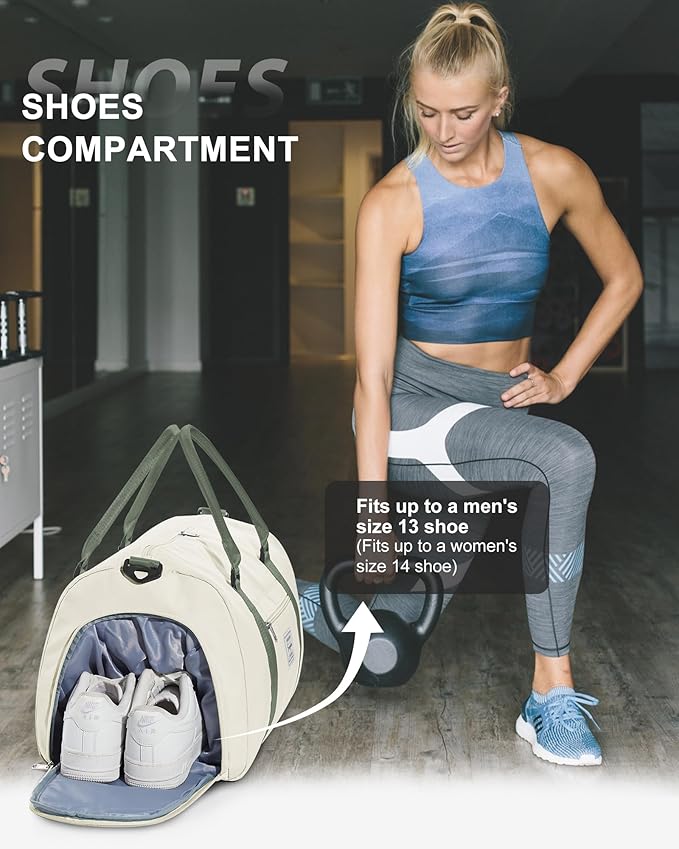 Gym Bag Womens,Travel Duffel Carry on Bag Sport Tote Bag Weekend Overnight Bag