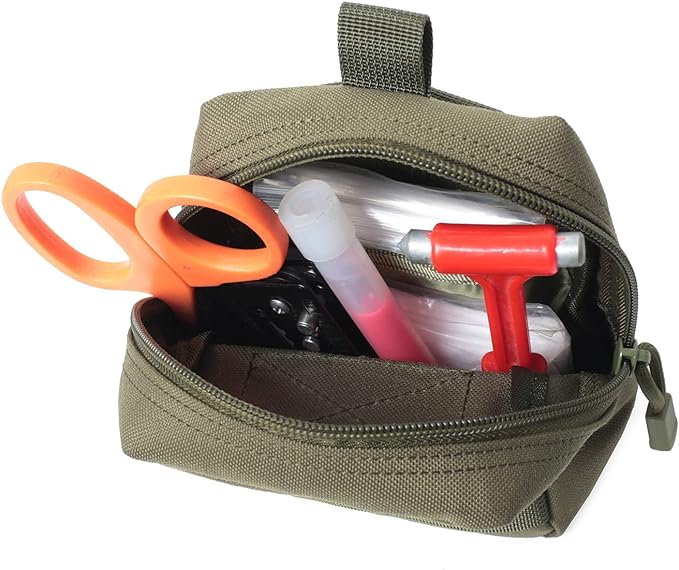 2 Pack Molle Pouches - Tactical Compact Water-Resistant EDC Pouch