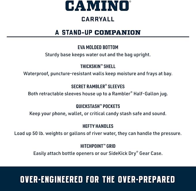 YETI Camino 20 Carryall with Internal Dividers, All-Purpose Utility Bag