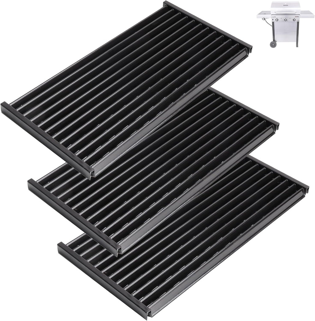 17" Grill Grate for Charbroil Performance TRU-Infrared 450 3-Burner 463370719 463371719 463371116 463371316 463371716, Porcelain Steel Emitter for Charbroil Grill Replacement Parts