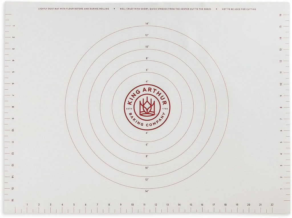 King Arthur Baking Company Rolling Mat, Non-Slip Non-Stick Silicone