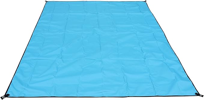 WoneNice 118 x 118 inches Camping Tarp for Tent, Tent Footprint, Sun Tarp, Ground Tarp, Insulated Thermal Silver Coating Survival Tarp for Beach, Car or Camping and Adventure