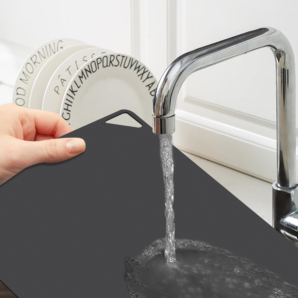 WK Flexible Plastic Cutting Boards for Kitchen, 6 Pieces Cutting Board Mats, Thin Cutting Board Sheets, Dishwasher Safe, BPA Free, Multi Sizes Set of 6