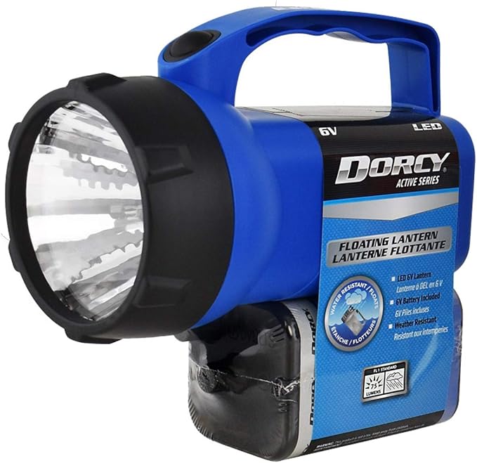 Dorcy 35-Lumen Floating Waterproof LED Flashlight Lantern, Assorted Colors (41-2081)