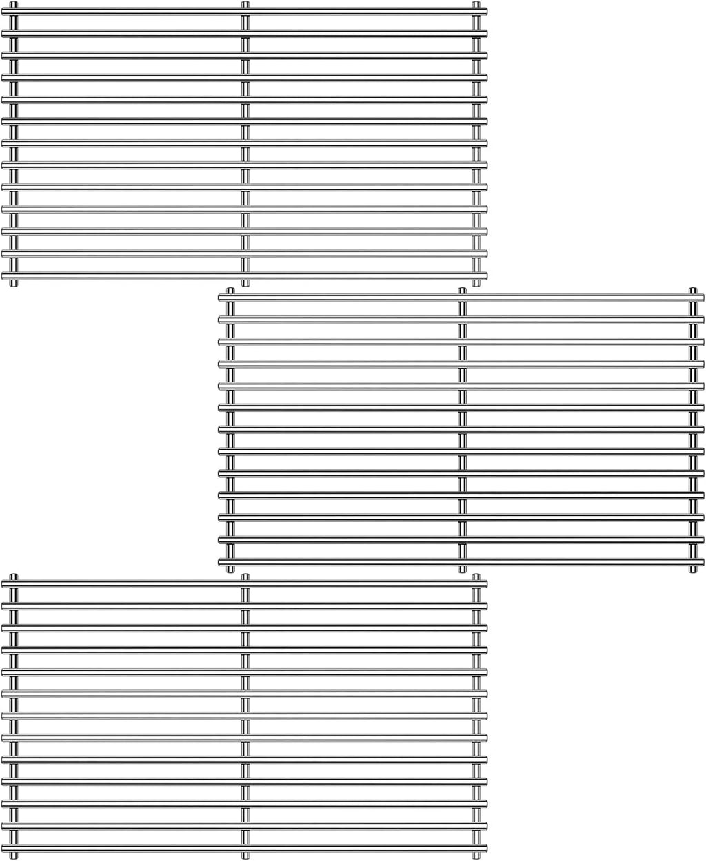 Kalomo Stainless Steel Grill Grates Grill Replacement Parts for BBQ Backyard Grill BY14-101-001-099 GBC1440WRSB-C GBC1449WBS-C GBC1449WRS-C, Uniflame GBC1030WRS-C GBC1134WRS Cooking Grids Accessories