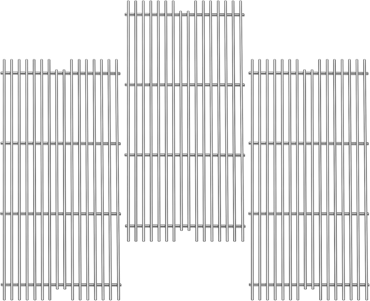 BBQ Grill Grates Parts for 54911 Viking Grill VGBQ 30 in T Series,VGBQ 41 in T Series,VGBQ 53 in T Series, VGBQ300T,VGBQ0302T,VGBQ3002RT,VGBQ4103RT,Stainless Steel Grid Accessories Replacement