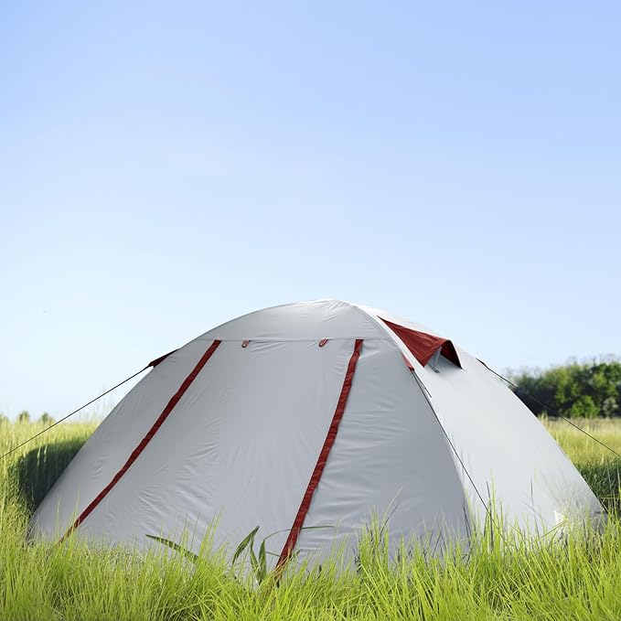 Forceatt Camping Tent 2/3/4 Person, Professional Waterproof & Windproof Lightweight Backpacking Tent Suitable for Outdoor,Hiking,Camping, Mountaineering and Travel