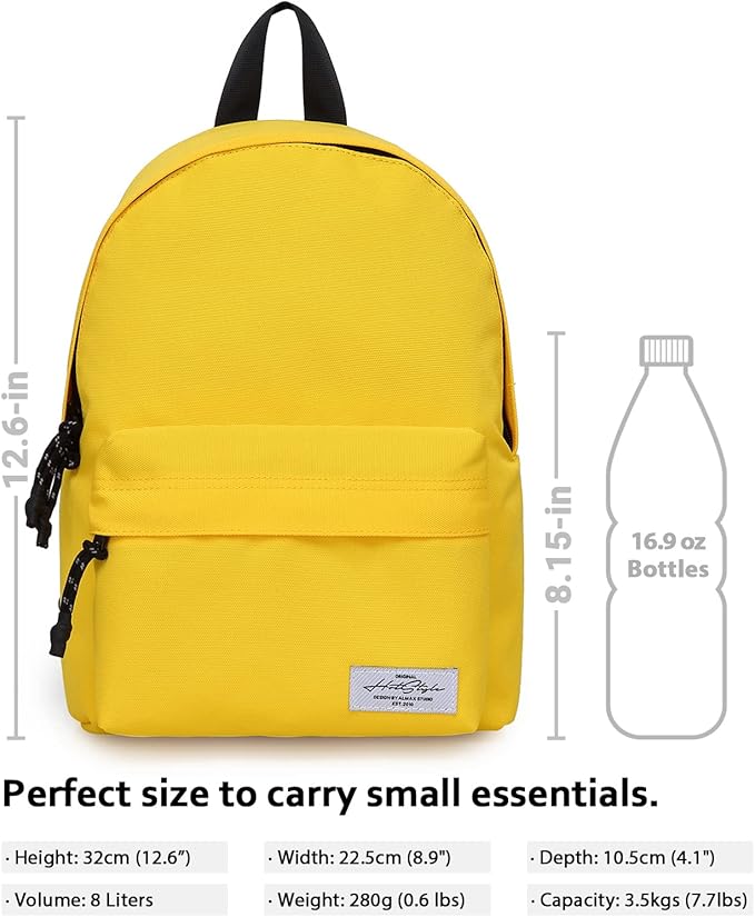 HotStyle SIMPLAY+ Mini Backpack, Multiple Colors and Patterns, 8 Litres