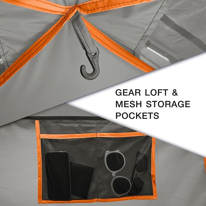 CAMEL CROWN Tents for Camping 4/6 Person Tent Waterproof Easy Setup Backpacking Tents