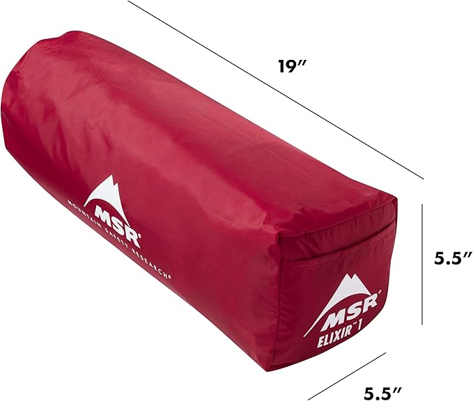 MSR Elixir 1-Person Lightweight Backpacking Tent