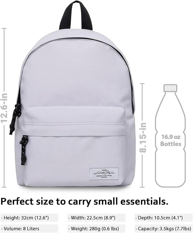 HotStyle SIMPLAY+ Mini Backpack, Multiple Colors and Patterns, 8 Litres