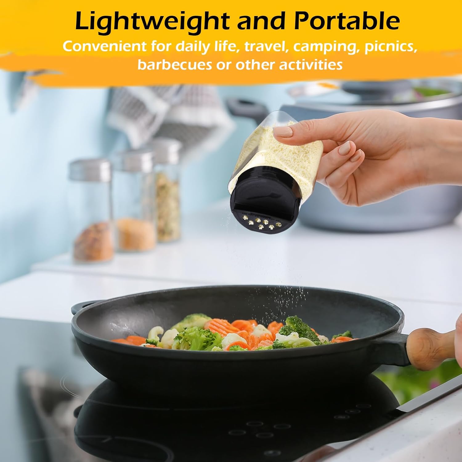 30 Pack Plastic Spice Jars with Shaker Lids Clear Seasoning Containers Spice Bottles for Kitchen Storing Spice Herbs Seasoning Powders(Triangle,12.2 oz)