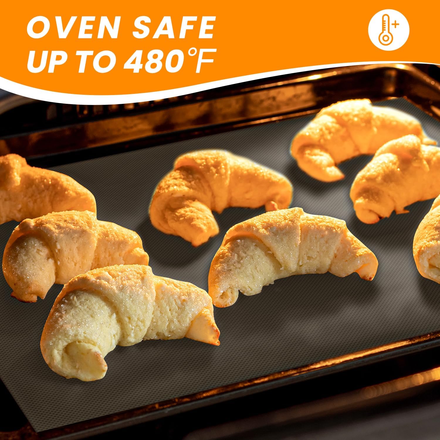 Cut to Size Silicone Baking Baking Mat Roll-Best German Silicone - Non-slip Silicone Pastry Mat, Non-Stick Reusable Air Fryer Linner, Counter Mat, Oven Liner, Freeze Dryer Mat