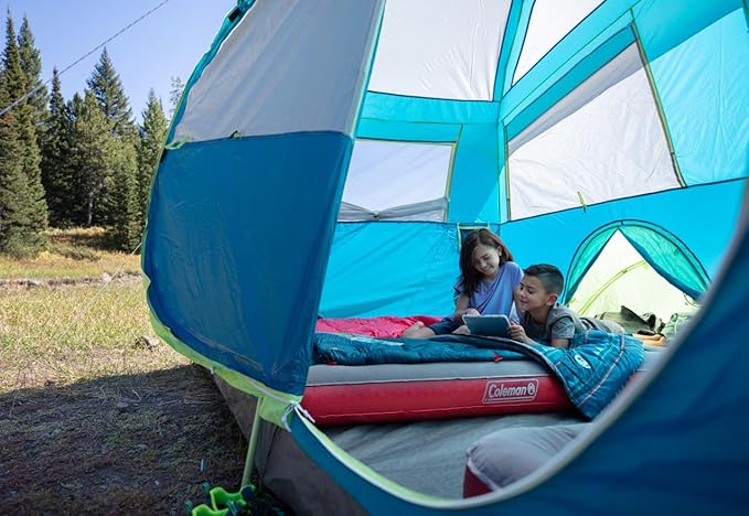 Coleman Kids 50°F Cool-Weather Sleeping Bag Teal