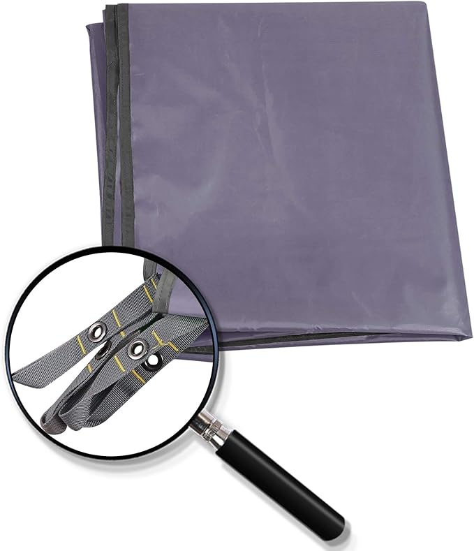REDCAMP Waterproof Camping Tarp, 4 in 1 Multifunctional Tent Footprint for Camping, Hiking, Backpacking, Lightweight and Compact (150" X138")