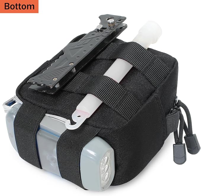 2 Pack Mini Tactical Molle Compact Ammo Pouch - General Purpose Admin Pouches Small Admin Molle Pouches EDC Tool Utility Multi-Purpose Waist Belt Pouch