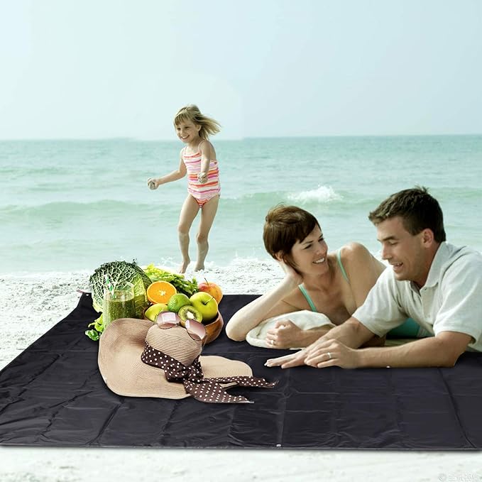 REDCAMP Ultralight Tent Footprint, PU 2000 Waterproof Camping Tent Tarp with Drawstring Carrying Bag for Ground Camping Hiking (106"x83" UL Black)